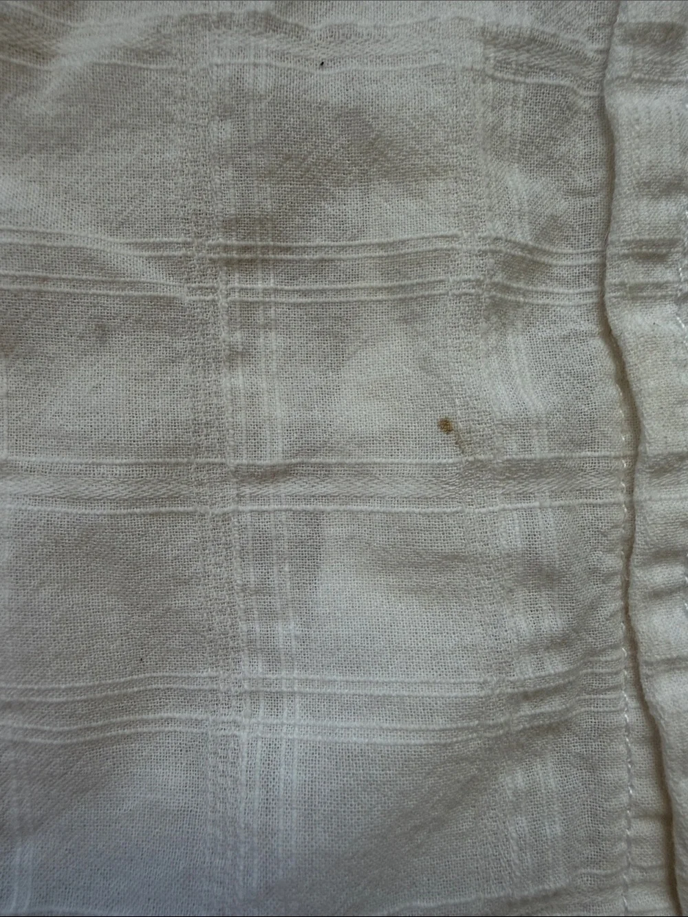 Mabo Creamy White Textured 100% Cotton Sleeveless Tank Top Girls sz 10/11